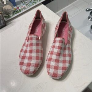 NWT Rothy’s Wool Marta Ferri Rose Check Loafer Flats